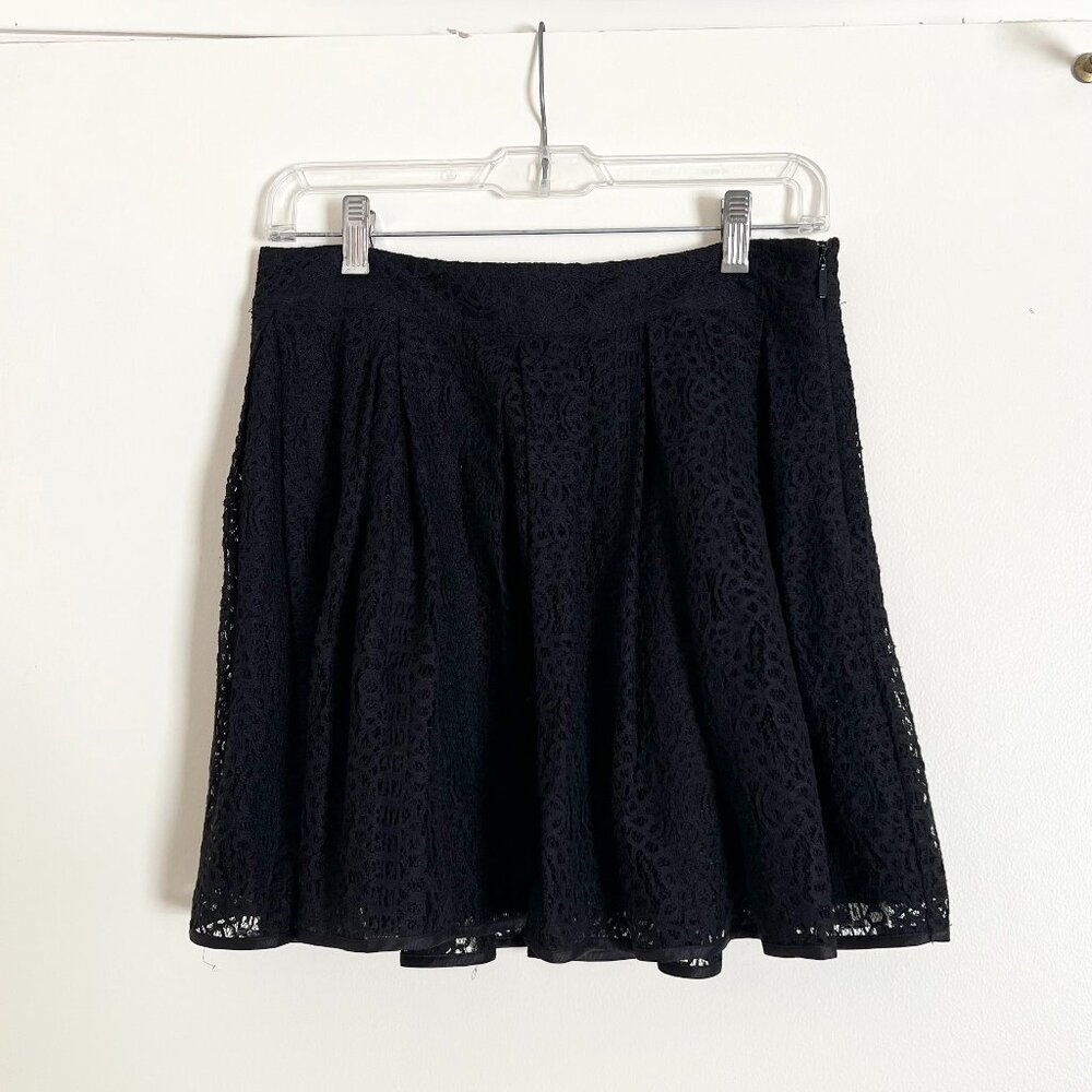 Armani Exchange Black Lace Skirt with Pockets, Size 4 – Like New
